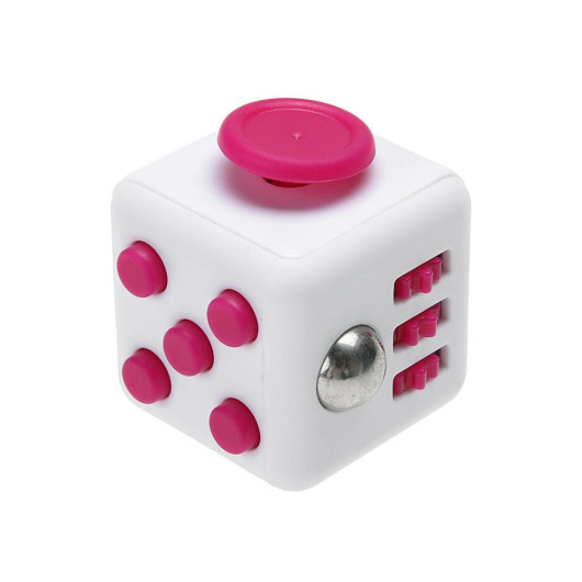 Fidget Cubes Pink White